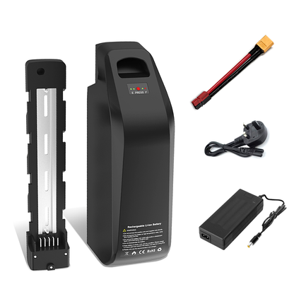 ﻿48/52V 25AH E-Bike Battery Lithium Battery With USB Charger for Many Ebike 350W 500W 750W 1000W 1100W 1400W 1500W Motor